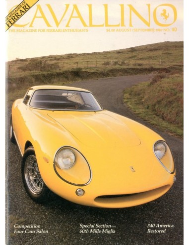 1987 FERRARI CAVALLINO MAGAZINE USA 40