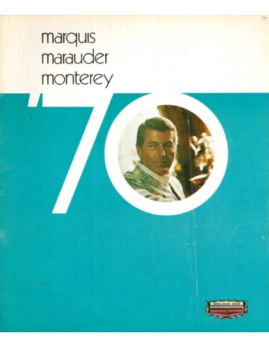 1970 MERCURY RANGE BROCHURE ENGLISH (US)