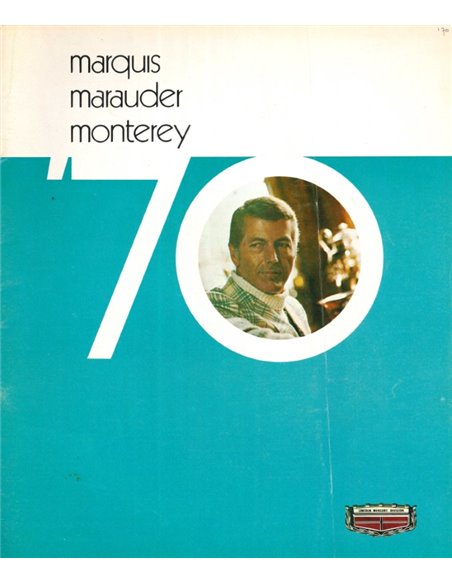 1970 MERCURY RANGE BROCHURE ENGLISH (US)