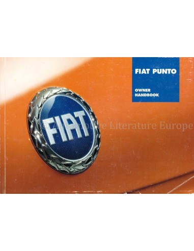 2003 FIAT PUNTO INSTRUCTIEBOEKJE ENGELS