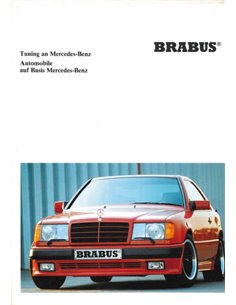 1992 BRABUS PROGRAMMA BROCHURE DUITS