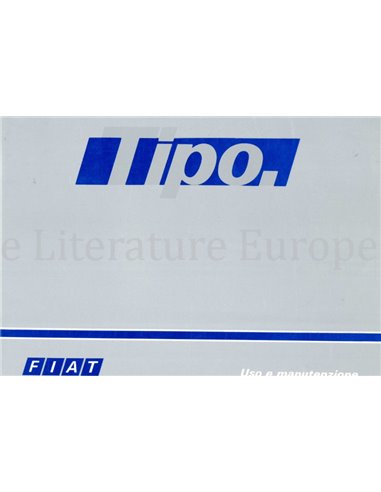 1990 FIAT TIPO INSTRUCTIEBOEKJE I6TALIAANS