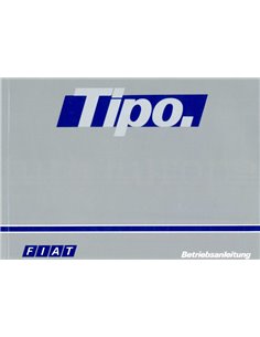1989 FIAT TIPO INSTRUCTIEBOEKJE DUITS
