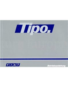 1989 FIAT TIPO INSTRUCTIEBOEKJE DUITS