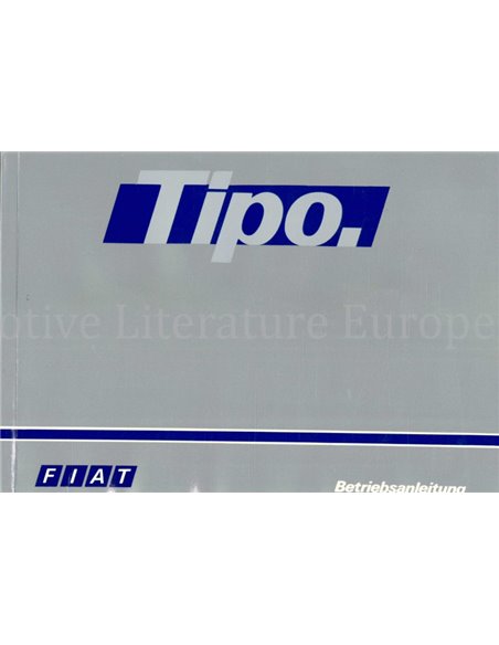 1990 FIAT TIPO OWNER'S MANUAL GERMAN