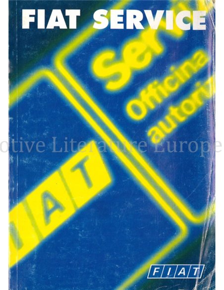 1997 FIAT SERVICE STATIONS EUROPA HANDBOEK MULTI