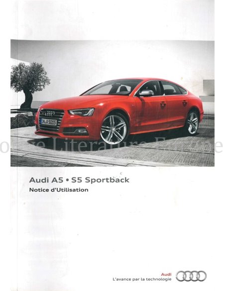 2011 AUDI A5 S5 SPORTBACK BETRIEBSANLEITUNG FRANZÖSISCH