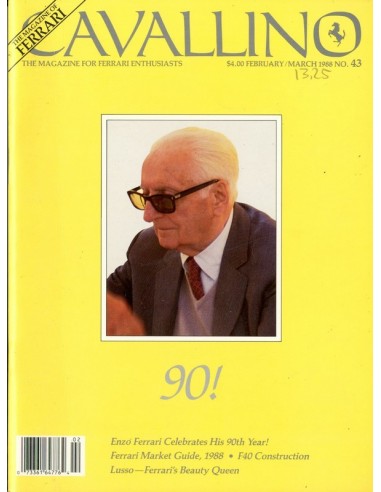 1988 FERRARI CAVALLINO MAGAZINE USA 43