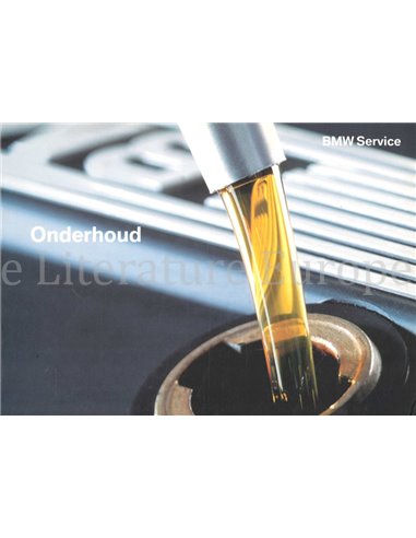 2000 BMW SERVICE & WARRANTY MANUAL DUTCH