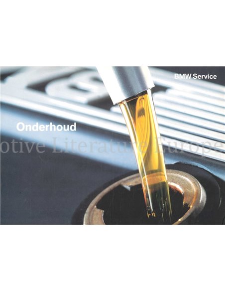 2000 BMW SERVICE & WARRANTY MANUAL DUTCH