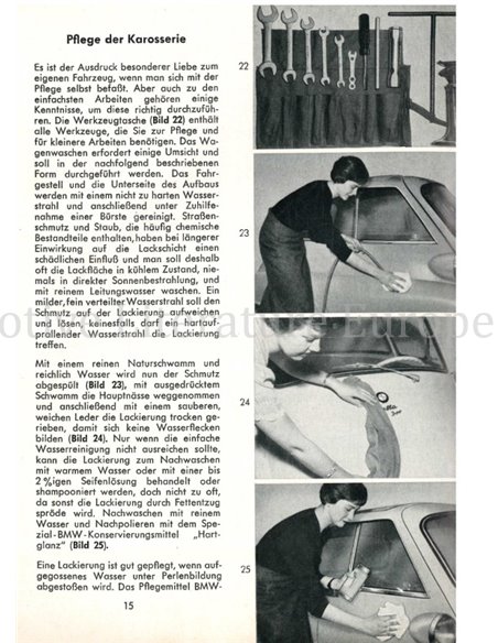 1956 BMW ISETTA OWNERS MANUAL GERMAN