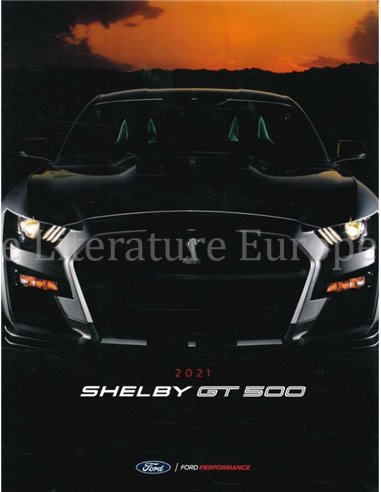 2021 FORD MUSTANG SHELBY GT500 PROSPEKT ENGLISCH (USA)