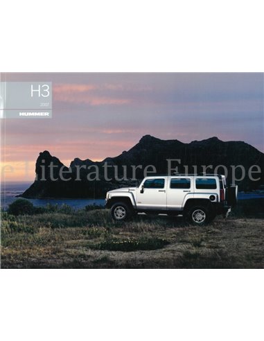 2007 HUMMER H3 PROSPEKT DEUTSCH