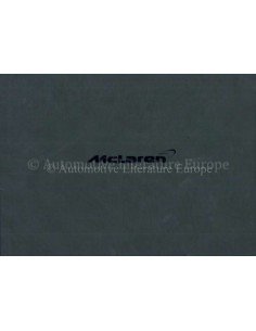 2011 MCLAREN MP4-12C HARDCOVER BETRIEBANLEITUNG DEUTSCH