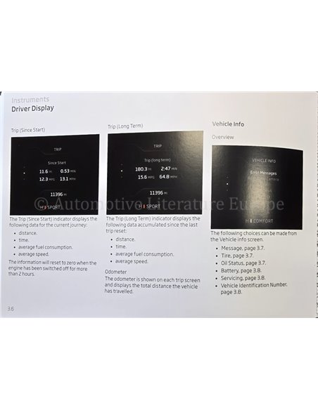 2021 MCLAREN ELVA HARDBACK OWNERS MANUAL ENGLISH