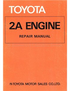1979 TOYOTA TERCEL ENGINE WERKSTATTEHANDBUCH ENGLISCH