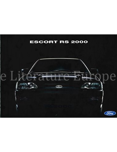1992 FORD ESCORT RS 2000 BROCHURE GERMAN