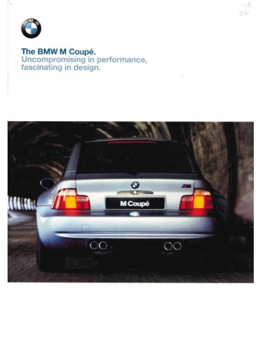 1998 BMW M COUPE BROCHURE ENGLISH
