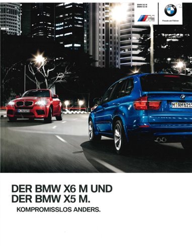 2012 BMW X5 M | X6 M BROCHURE GERMAN