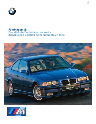 1997 BMW M PROGRAMMA BROCHURE DUITS