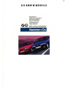1993 BMW M PROGRAMMA BROCHURE DUITS