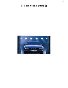 1993 BMW 8 SERIE BROCHURE DUITS