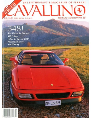 1990 FERRARI CAVALLINO MAGAZINE USA 55