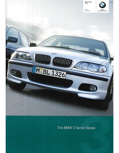 2004 BMW 3 SERIE SEDAN BROCHURE ENGELS