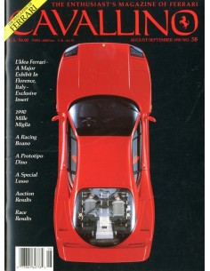 1990 FERRARI CAVALLINO MAGAZINE USA 58