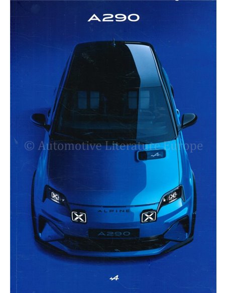 2025 ALPINE A290 PROSPEKT DEUTSCH