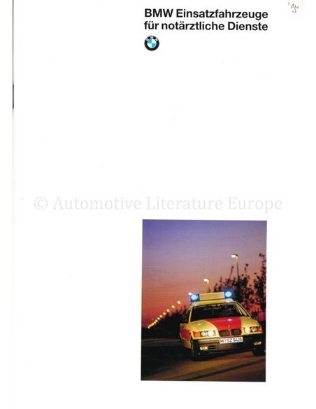 1993 BMW 3 SERIE | 5 SERIE HULPVOERTUIGEN BROCHURE DUITS
