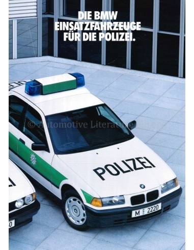 1991 BMW 3 SERIES | 5 SERIES EMERGENCY VEHICLES BROCHURE GERMAN