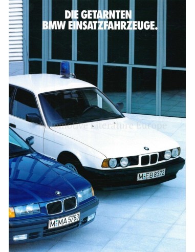 1991 BMW 3ER | 5ER EINSATZFAHRZEUGE PROSPEKT DEUTSCH