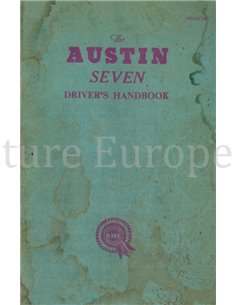1961 AUSTIN SEVEN OWNERS MANUAL ENGLISH