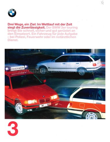 1997 BMW 3 SERIE HULPVOERTUIGEN BROCHURE DUITS