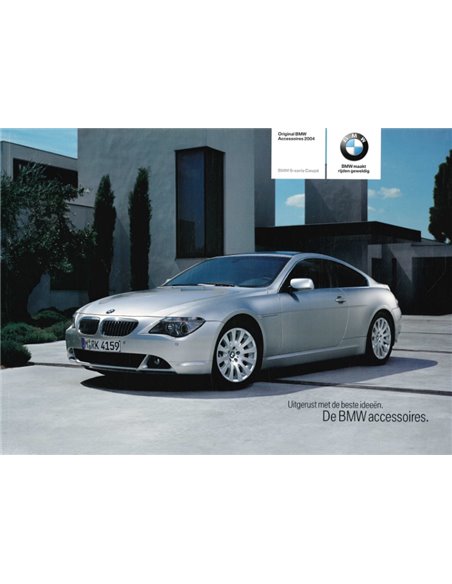 2004 BMW 6 SERIE ACCESSOIRES BROCHURE NEDERLANDS