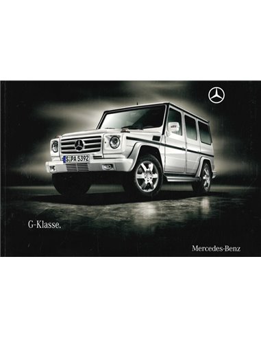 2009 MERCEDES BENZ G KLASSE PROSPEKT DEUTSCH