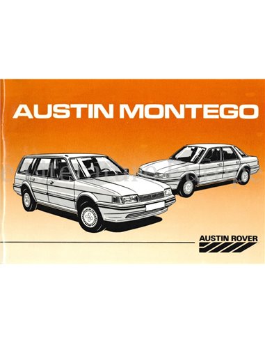 1985 AUSTIN MONTEGO INSTRUCTIEBOEKJE NEDERLANDS