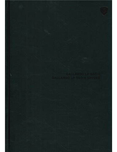 2009 LAMBORGHINI GALLARDO LP 560-4 HARDCOVER BROCHURE ENGELS