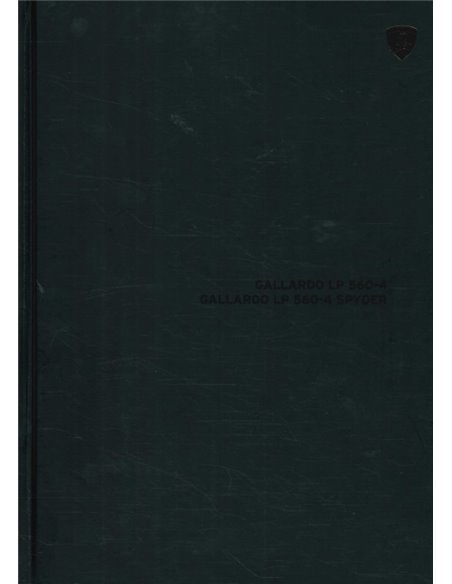 2009 LAMBORGHINI GALLARDO LP 560-4 HARDCOVER BROCHURE ENGELS