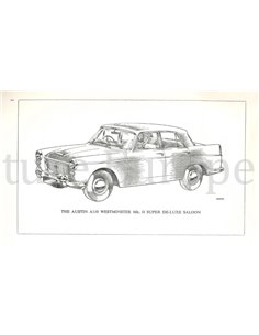 1968 AUSTIN A 110 WESTMINSTER BEDIENUNGSANLEITUNG ENGLISCH 2