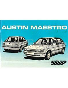 1986 AUSTIN MAESTRO INSTRUCTIEBOEKJE NEDERLANDS