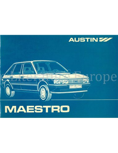 1983 AUSTIN MAESTRO OWNERS MANUAL DUTCH