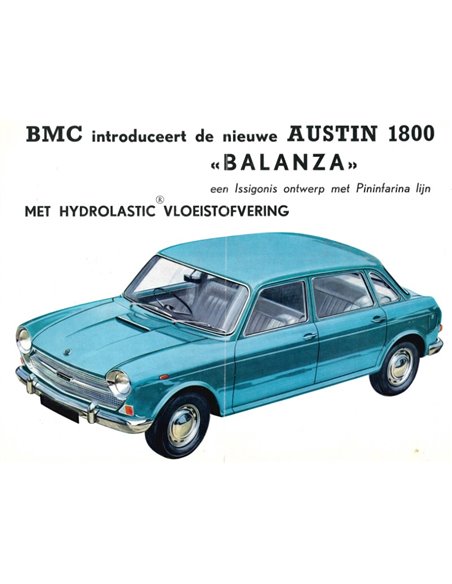 1966 AUSTIN 1800 BALANZA BROCHURE NEDERLANDS