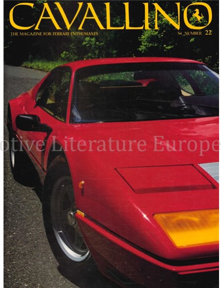 1984 FERRARI CAVALLINO MAGAZINE USA 22