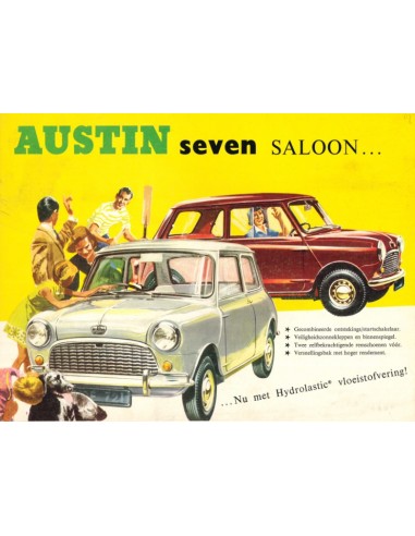 1965 AUSTIN SEVEN SEDAN BROCHURE NEDERLANDS