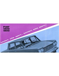 1961 FIAT 1300 | 1500 BROCHURE 