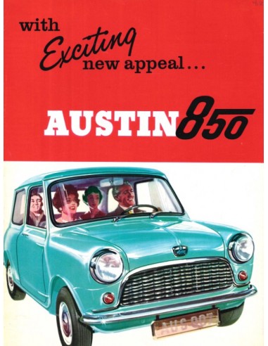 1962 AUSTIN 850 BROCHURE ENGLISH (US)