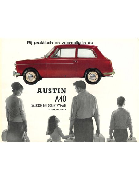 1968 AUSTIN A40 SEDAN | COUNTRYMAN BROCHURE NEDERLANDS