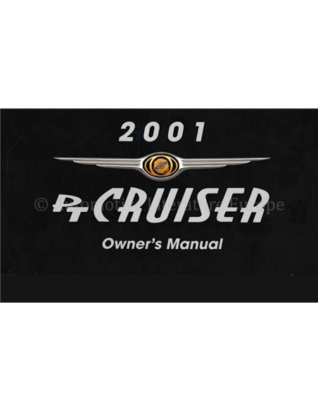 2001 CHRYSLER PT CRUISER INSTRUCTIEBOEKJE ENGELS (USA)